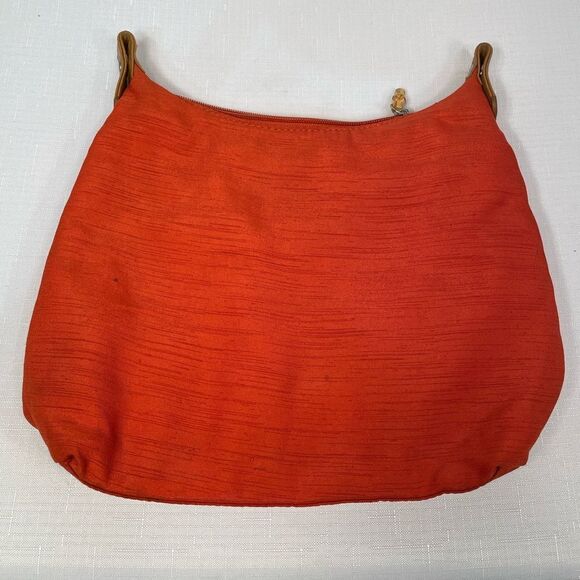 VINTAGE 4 in One INTERCHANGEABLE BAMBOO HANDLE HANDBAG - Picture 4 of 8